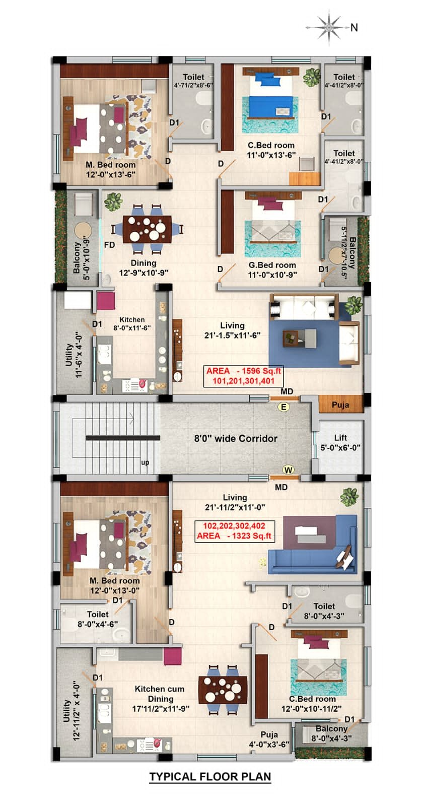 Typical Floor Plan
